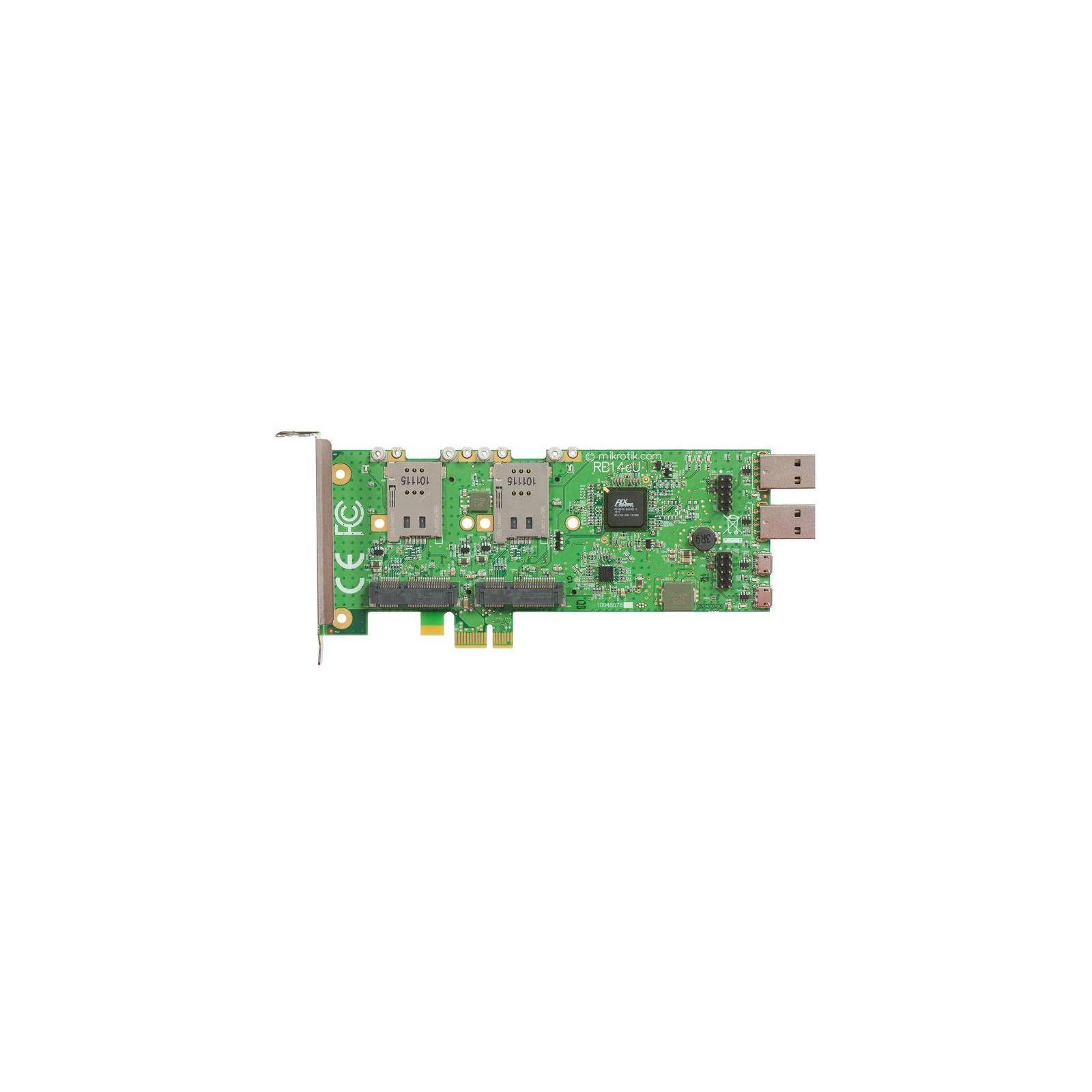 Контроллер Mikrotik RB14EU/PCIE to 4x 3G miniPCIE (RB14EU)