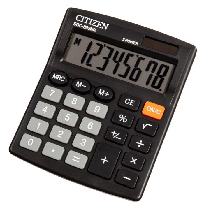 Калькулятор Citizen SDC-805NR изображение 2
