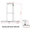Вытяжка кухонная Weilor Slimline WP 6230 SS 1000 LED изображение 10
