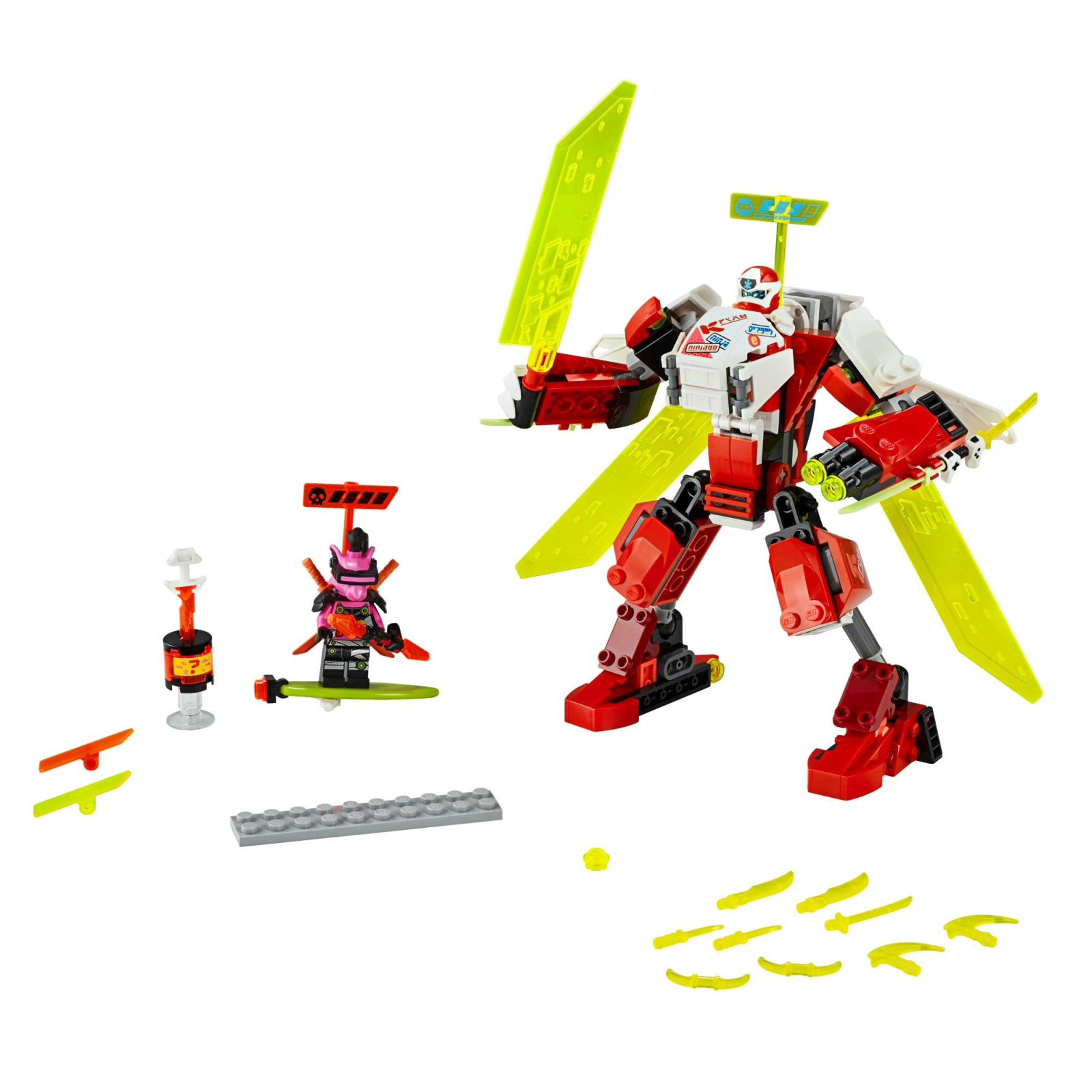 Конструктор LEGO Ninjago Робот-літак Кая (71707) зображення 2