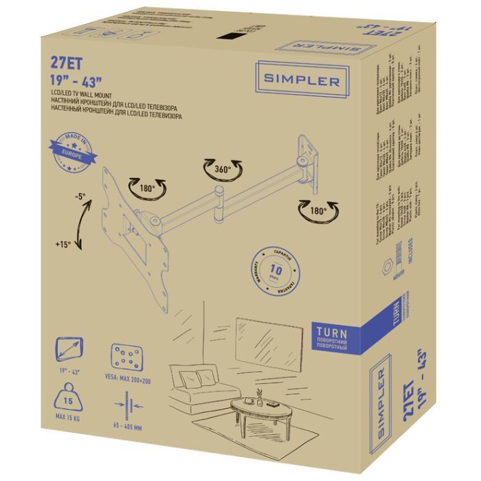 Кронштейн Simpler 27ET зображення 3