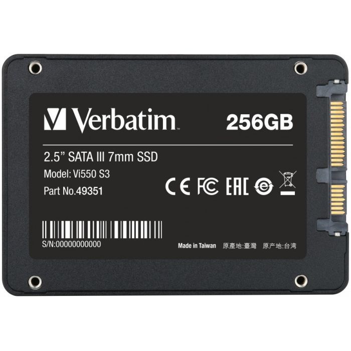 Накопитель SSD 2.5" 256GB Verbatim (49351) изображение 2