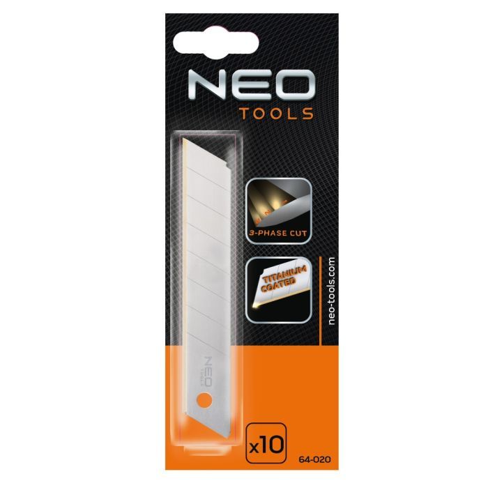 Лезвие Neo Tools 18 мм, 10 шт. (64-020) изображение 2