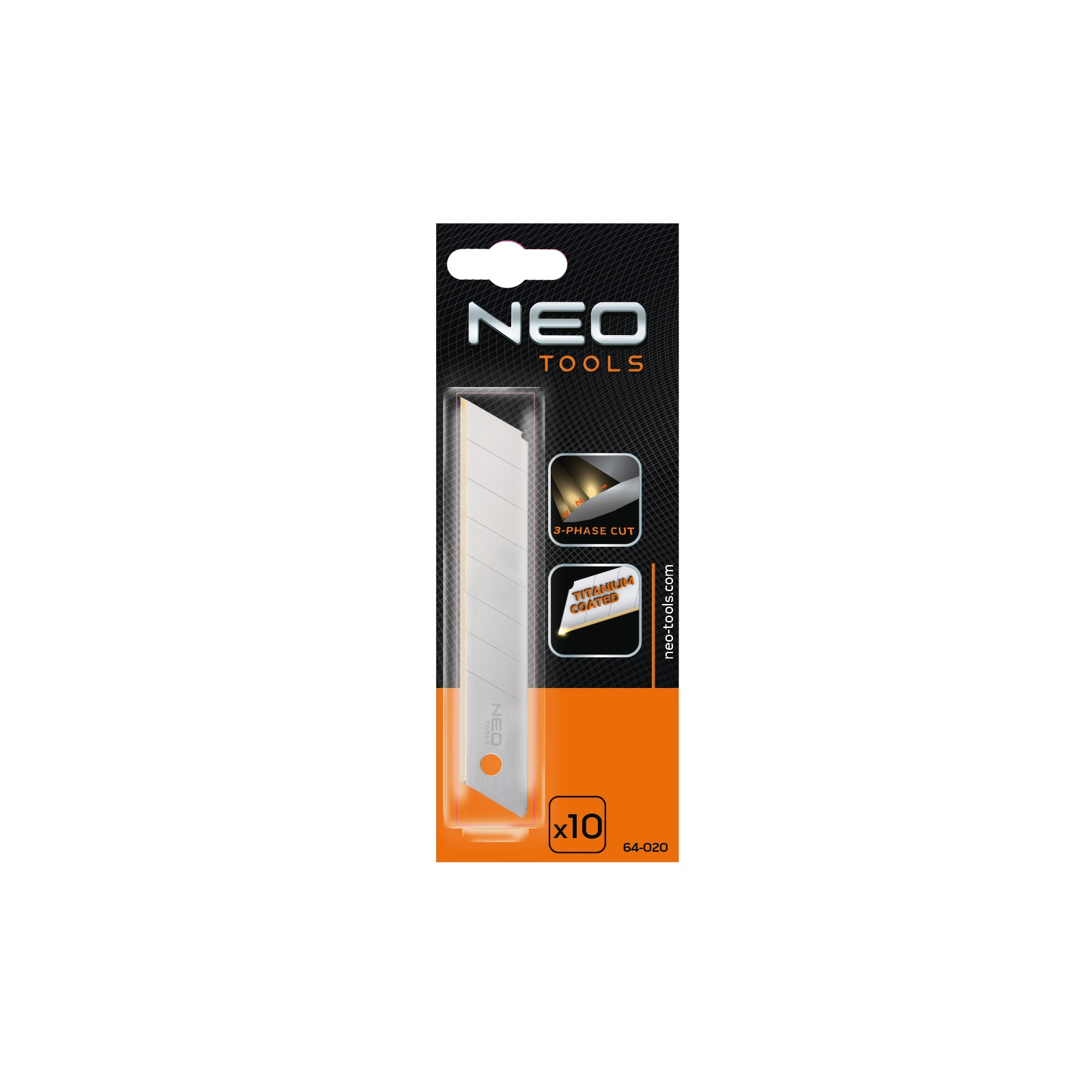 Лезвие Neo Tools 18 мм, 10 шт. (64-020) изображение 2