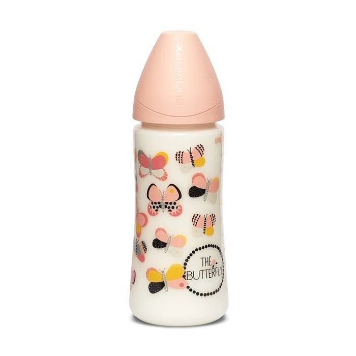 Бутылочка для кормления Suavinex Крылатые истории 360 мл оранжевая (304827)