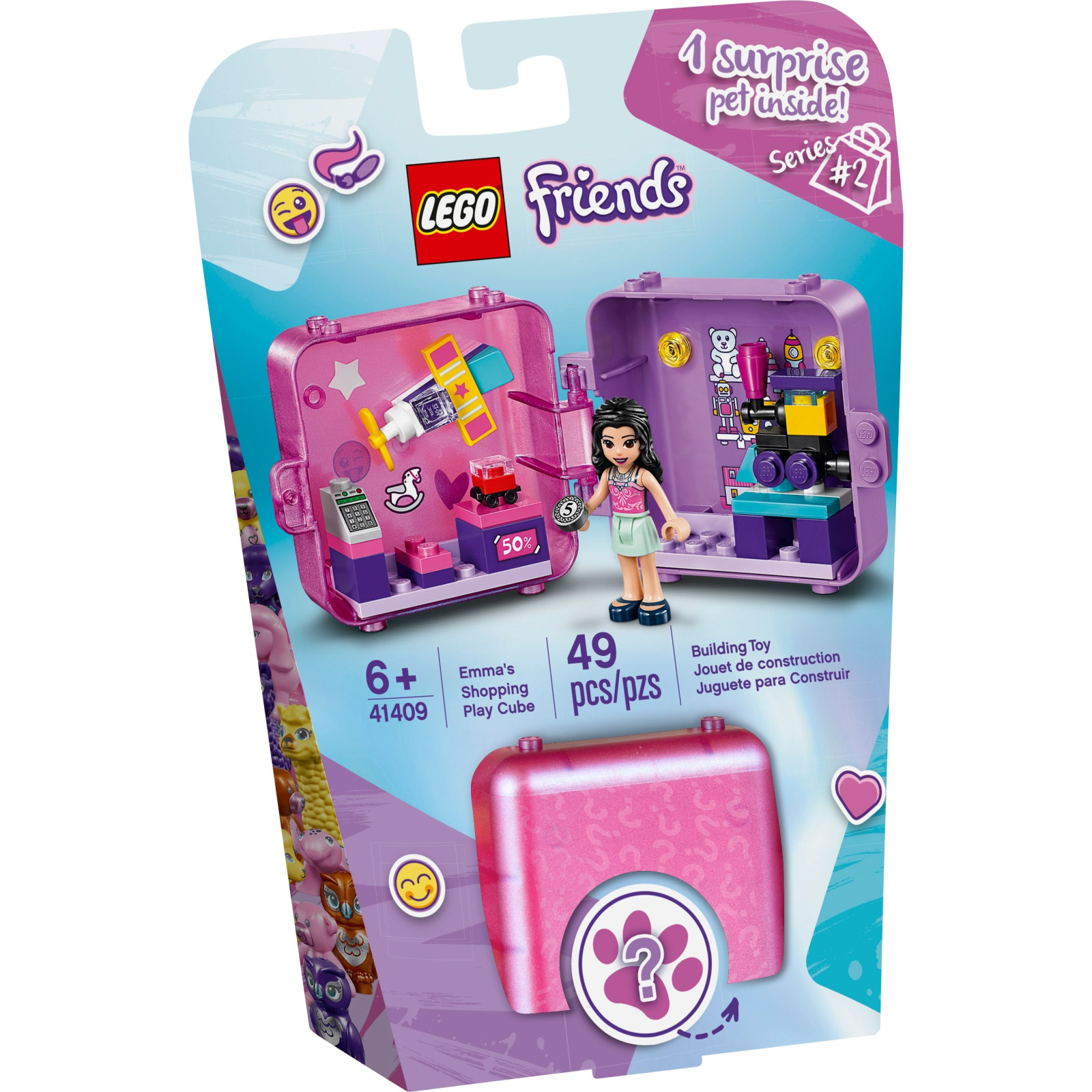 Конструктор LEGO Friends Игровая шкатулка «Покупки Эммы» 49 деталей (41409)