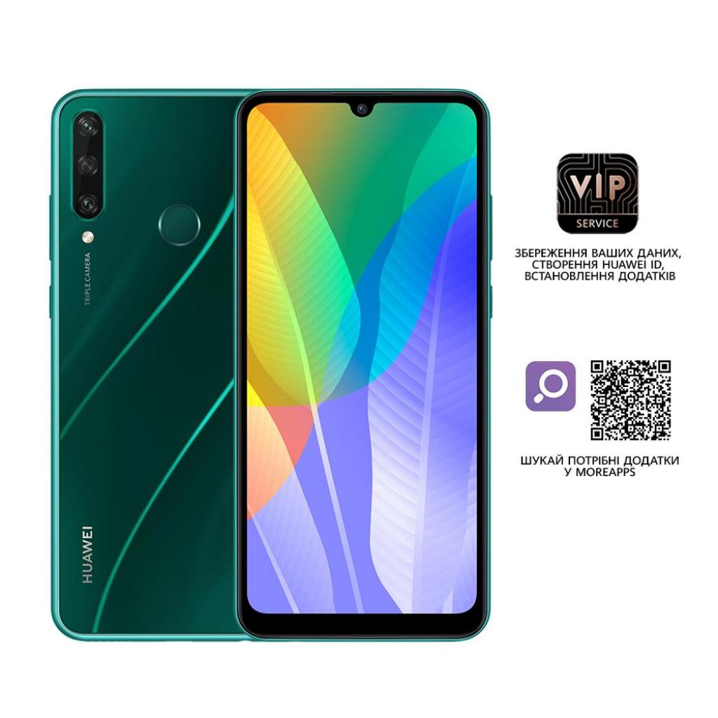 Мобільний телефон Huawei Y6p 3/64GB Emerald Green (51095KYR)
