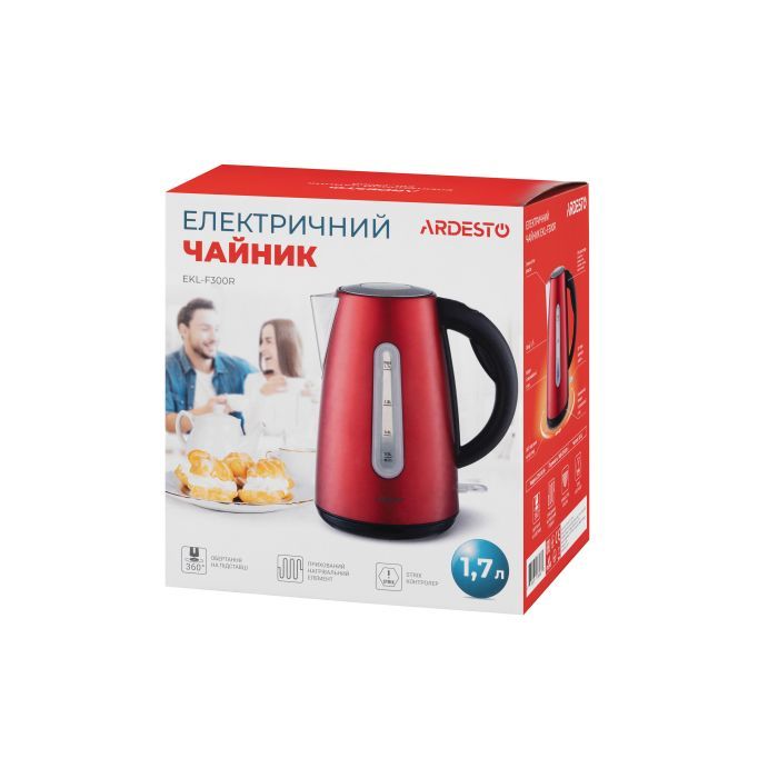 Электрочайник Ardesto EKL-F300R изображение 7
