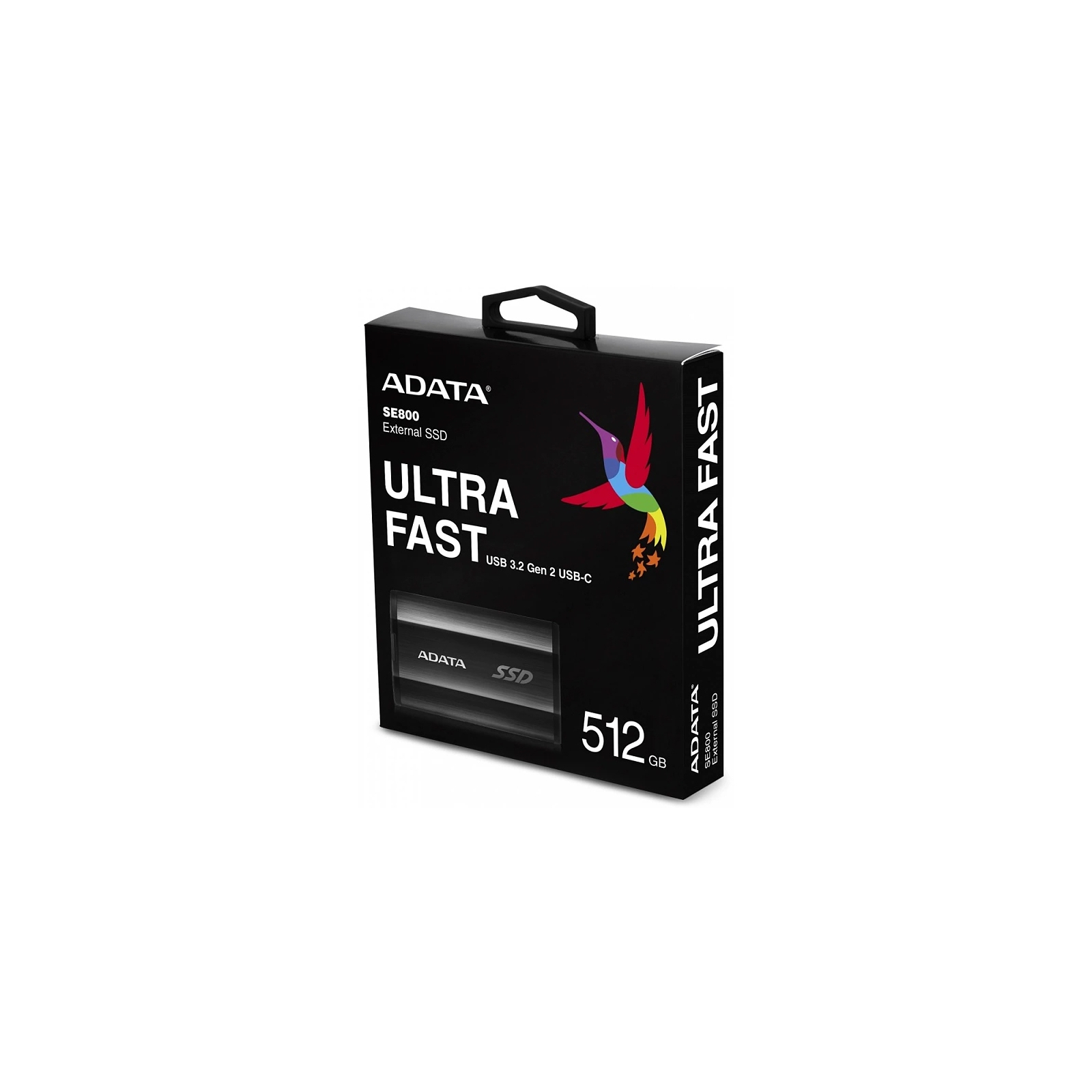 Накопитель SSD USB 3.2 1TB ADATA (ASE800-1TU32G2-CBK) изображение 6