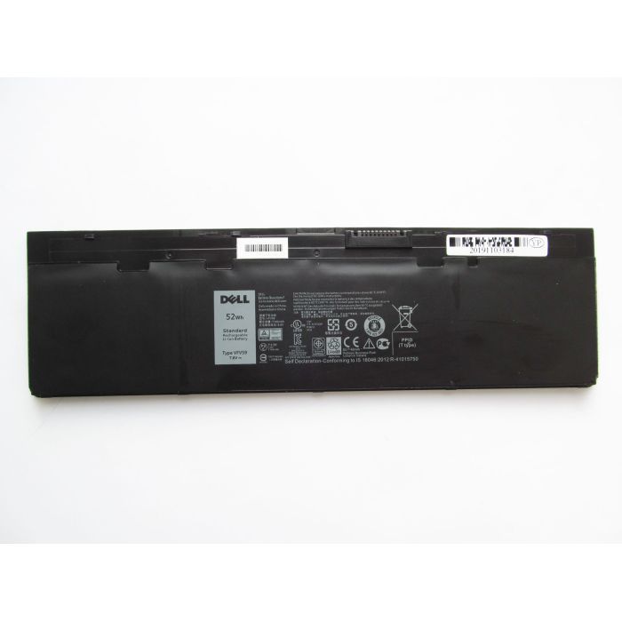 Аккумулятор для ноутбука Dell Latitude E7250 VFV59, 52Wh (7140mAh), 4cell, 7.6V, Li-ion (A47466) изображение 2
