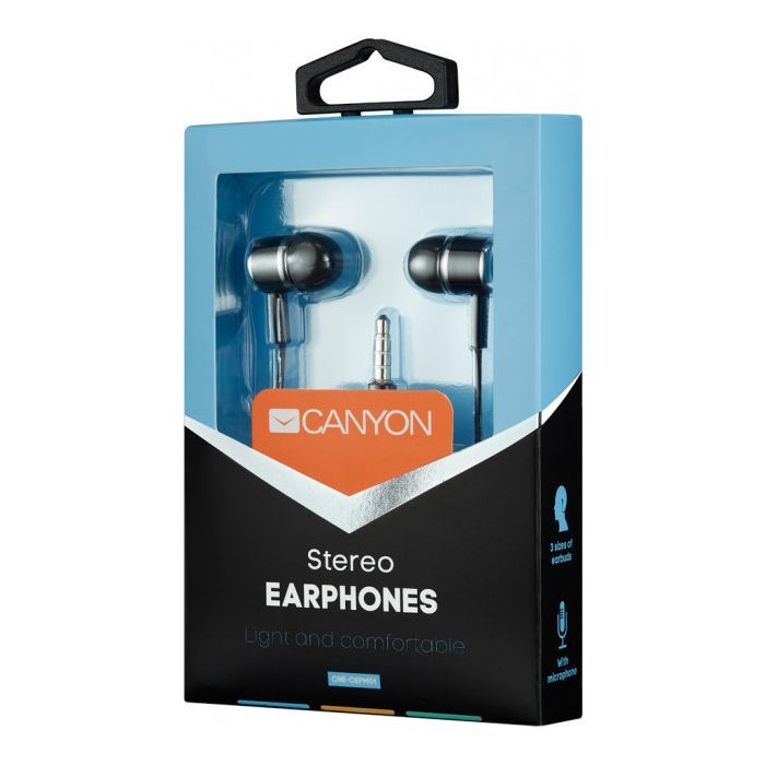Наушники Canyon Black (CNE-CEPM01B) изображение 3