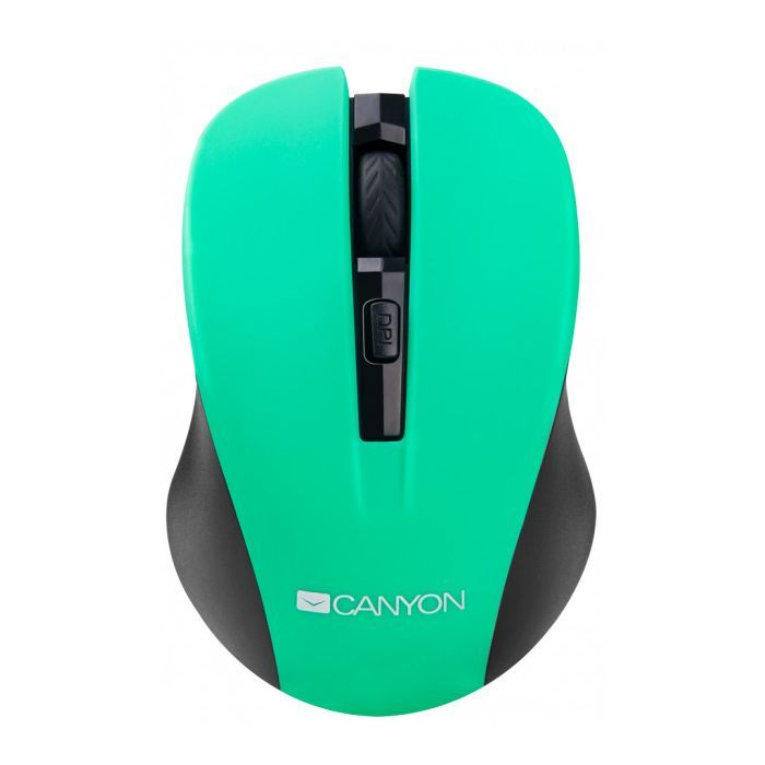Мышка Canyon CNE-CMSW1GR Wireless Black-Green (CNE-CMSW1GR) изображение 2