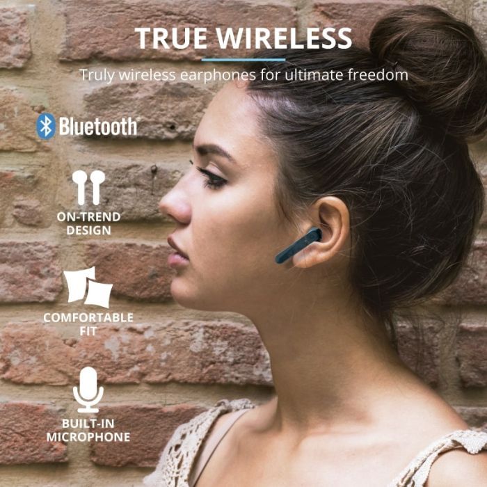 Навушники Trust Primo Touch True Wireless Mic Mint (23781) зображення 12