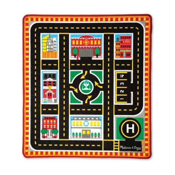 Детский коврик Melissa&Doug Спасательные машины (с машинками) (MD19406)