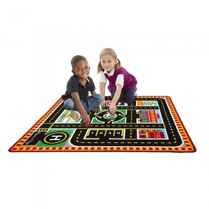 Детский коврик Melissa&Doug Спасательные машины (с машинками) (MD19406) изображение 2