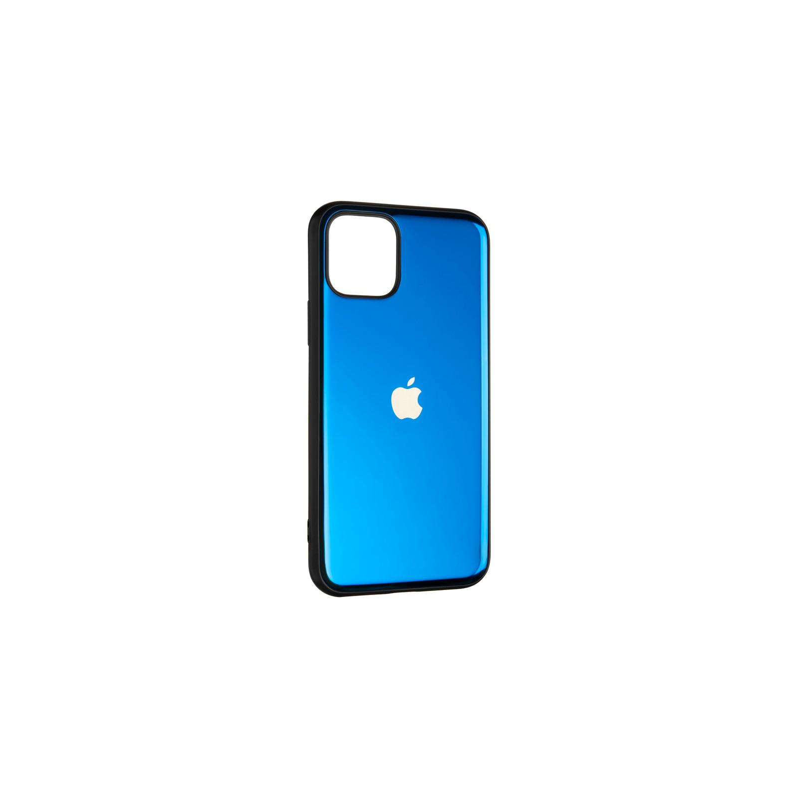 Чохол до мобільного телефона Gelius Metal Glass Case for iPhone 11 Pro Max Blue (00000077032) зображення 2