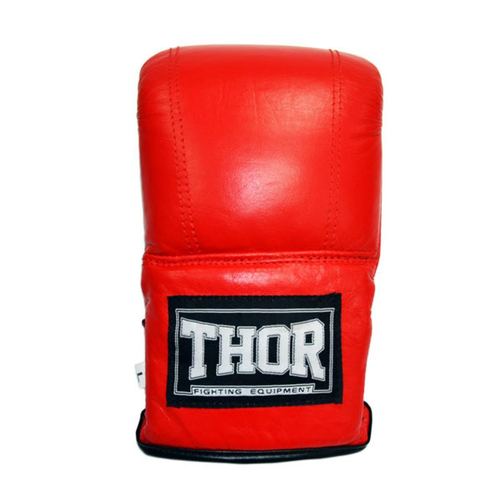 Снарядні рукавички Thor 605 XL Red (605 (Leather) RED XL) зображення 4