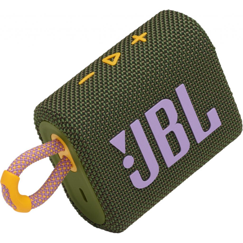 Акустична система JBL Go 3 Black (JBLGO3BLK) зображення 10