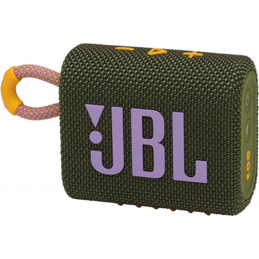 Акустична система JBL Go 3 Black (JBLGO3BLK) зображення 2