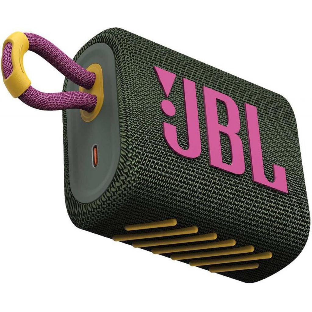 Акустическая система JBL Go 3 Pink (JBLGO3PINK) изображение 9