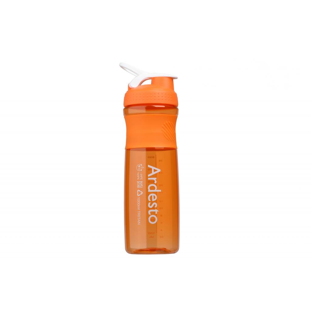 Пляшка для води Ardesto Smart Bottle 1000 мл Orange (AR2204TO) зображення 3