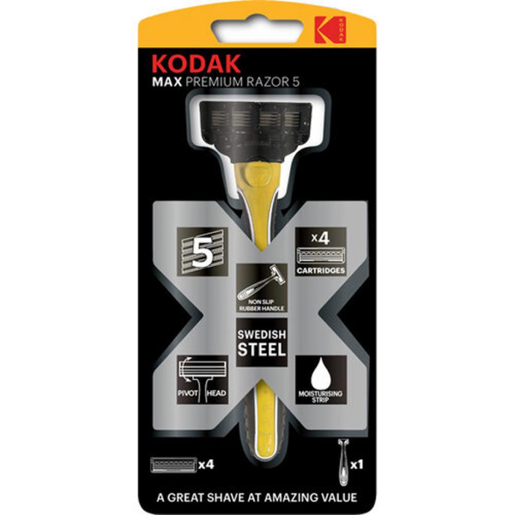 Бритва Kodak MAX Premium 5 с 4 сменными картриджами (30422032)