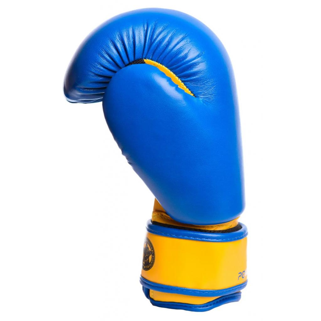 Боксерские перчатки PowerPlay 3004 JR 6oz Blue/Yellow (PP_3004JR_6oz_Blue/Yellow) изображение 2