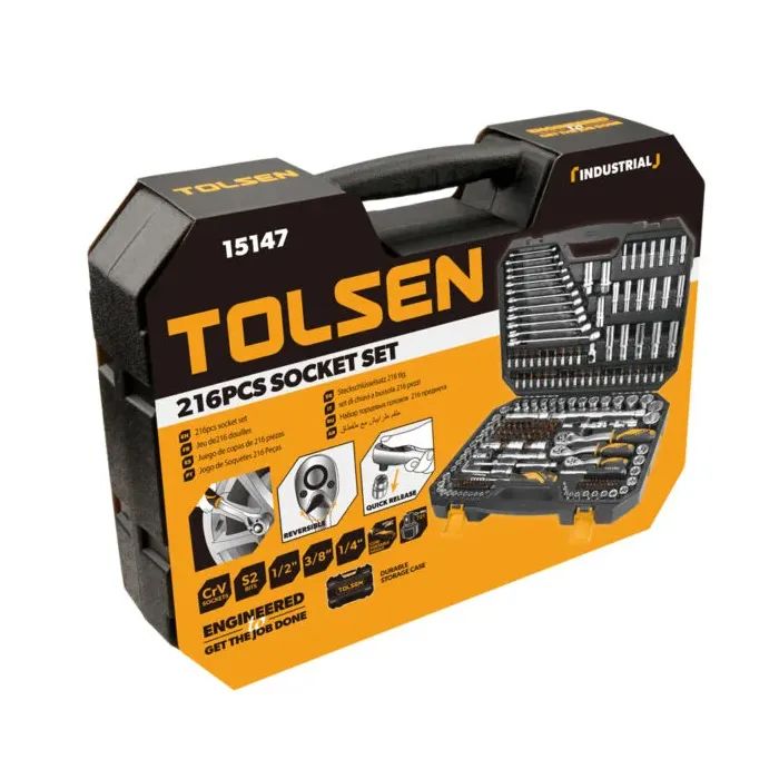Набор инструментов Tolsen 216 предм. (15147) изображение 4