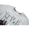 Футболка дитяча Breeze "STYLE FOREVER" (14535-128B-gray) зображення 3
