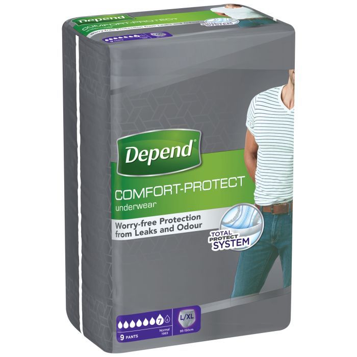 Подгузники для взрослых Depend Трусики для мужчин L/XL (5029053560748_5029053539744) изображение 2