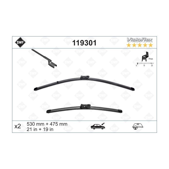 Щетка стеклоочистителя SWF 119301