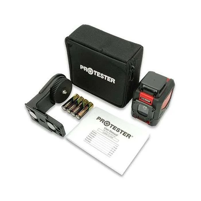 Лазерный нивелир Protester H360°/1V красный луч (LL305R) изображение 3