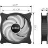 Кулер для корпуса PcCooler FX-120-3 изображение 6