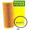 Фільтр масляний Mann HU726/2X зображення 3