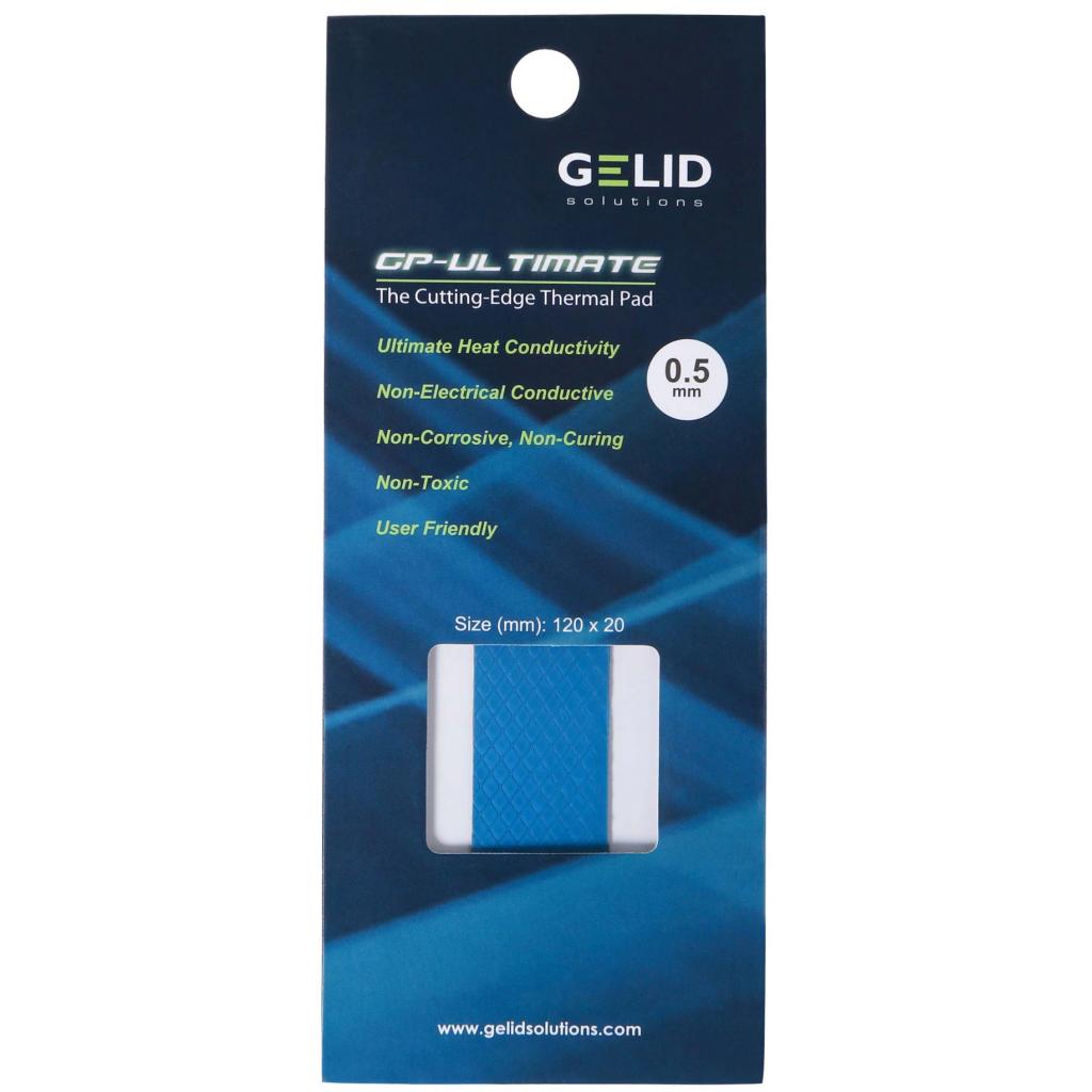 Термопрокладка Gelid Solutions GP-Ultimate Thermal Pad 120x20x0.5 mm (TP-GP04-R-A) зображення 2