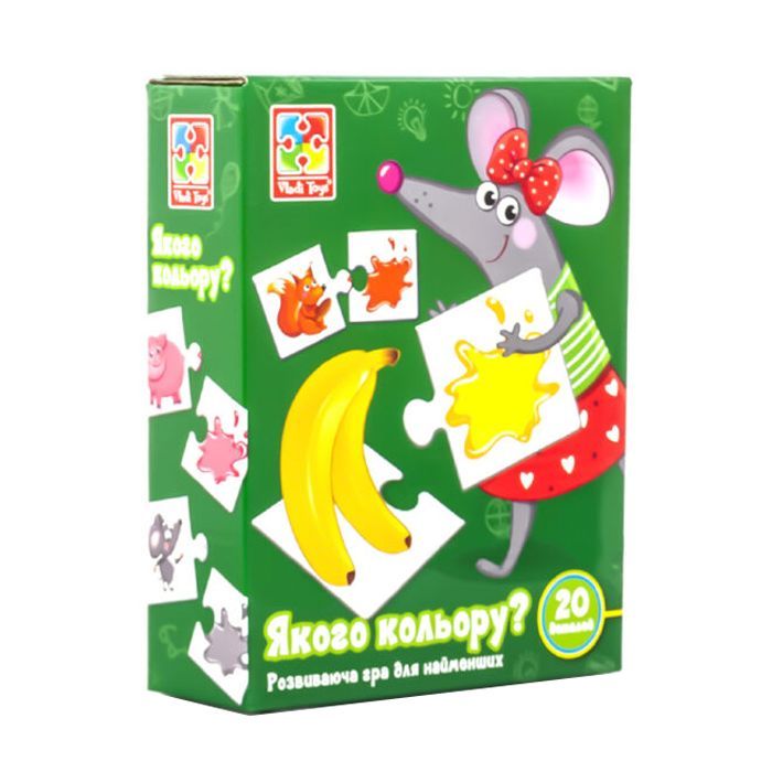 Развивающая игрушка Vladi Toys Какого цвета , украинский язык (VT1804-29)