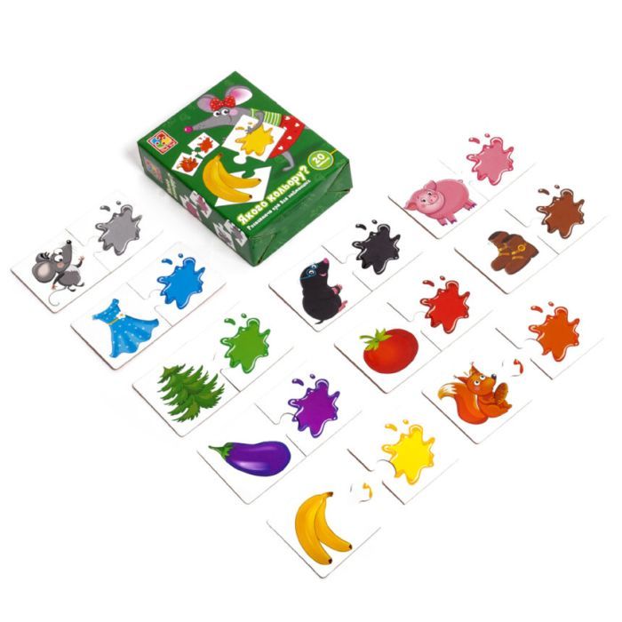 Развивающая игрушка Vladi Toys Какого цвета , украинский язык (VT1804-29) изображение 2