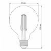 Лампочка Videx Filament G95FAD 7W E27 2200K 220V (VL-G95FAD-07272) зображення 3