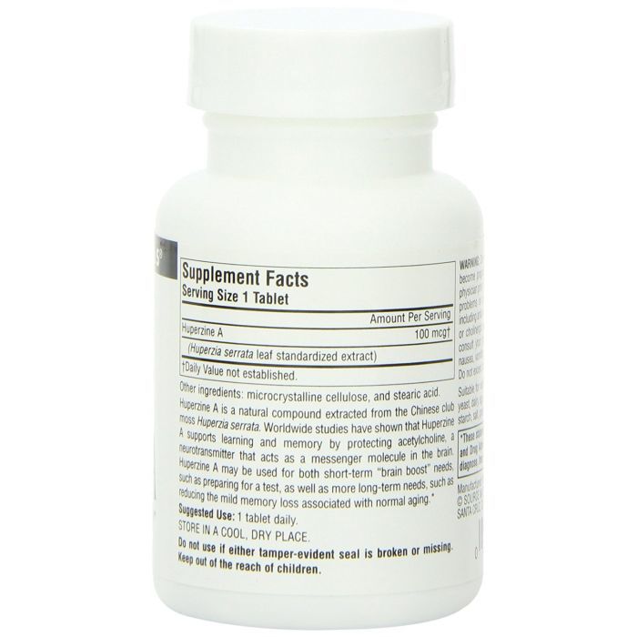 Травы Source Naturals Гуперзин А 100мкг, 120 таблеток (SNS-02410) изображение 2