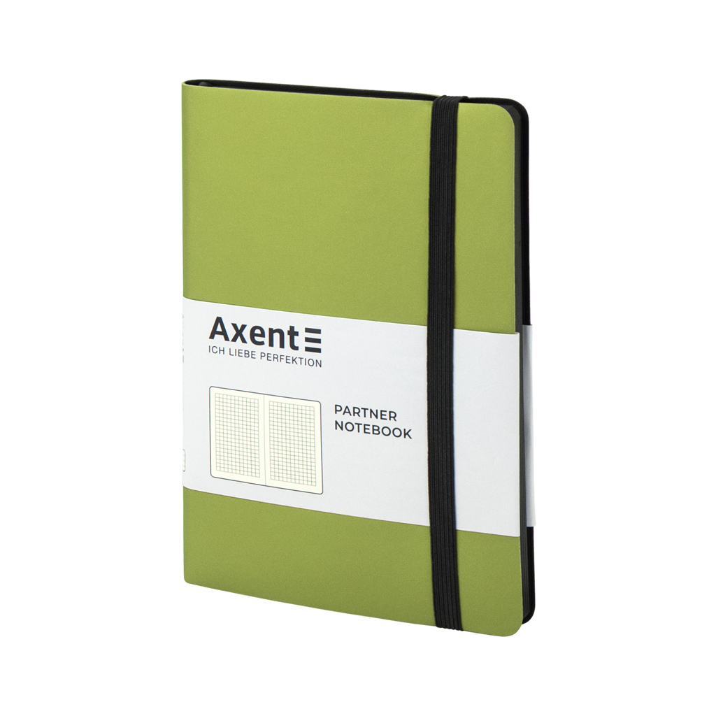 Блокнот Axent Partner Soft, 125х195, 96л, клет, серый (8206-15-A) изображение 2