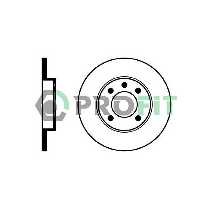 Гальмівний диск Profit 5010-0103