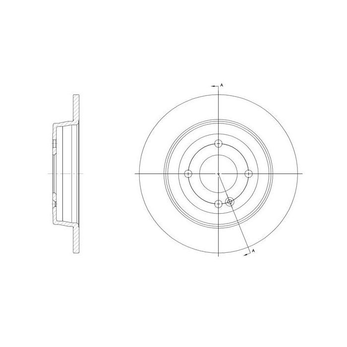 Тормозной диск REMSA 61570.00