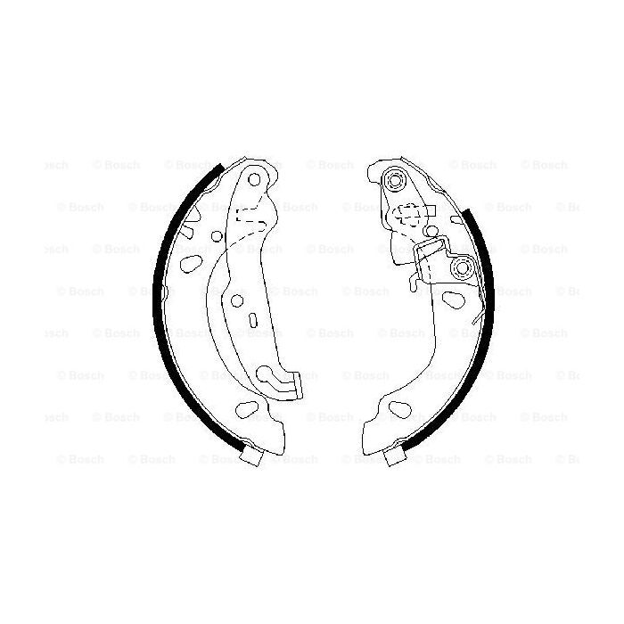 Гальмівні колодки Bosch 0 986 487 624