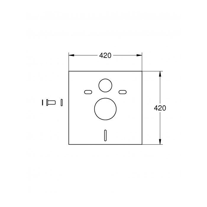 Инсталляция Grohe SOLIDO 5-в-1 (39418000) изображение 11