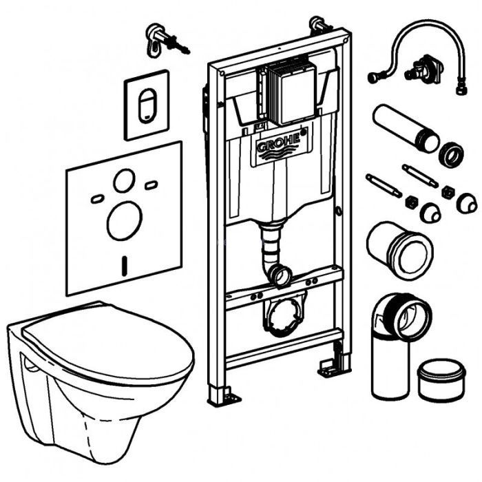 Инсталляция Grohe SOLIDO 5-в-1 (39418000) изображение 5