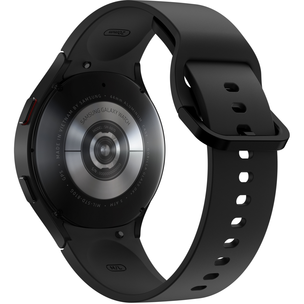 Смарт-часы Samsung SM-R870/16 (Galaxy Watch 4 44mm) Black (SM-R870NZKASEK) изображение 4