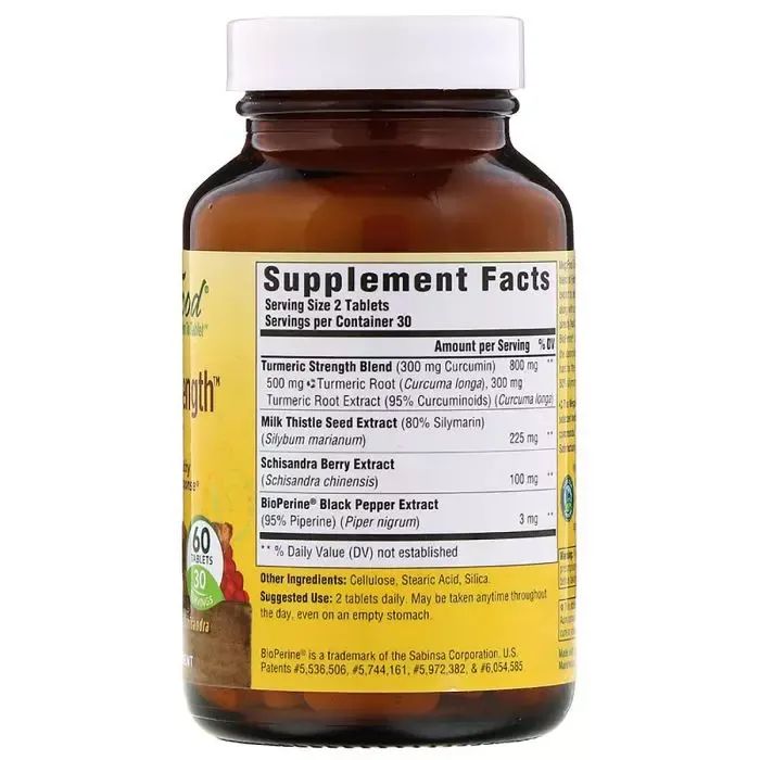 Травы MegaFood Сила куркумы для печени, Turmeric Strength for Liver, 60 та (MGF10306) изображение 2