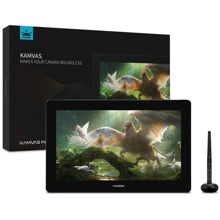 Планшет-монітор Huion Kamvas Pro 16 (4K) + перчатка (GT1561) зображення 4