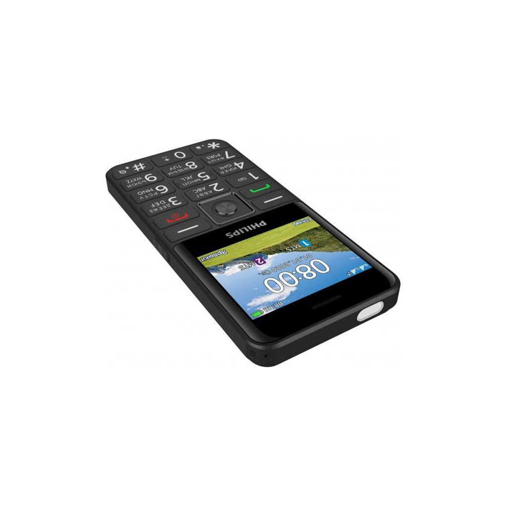 Мобільний телефон Philips Xenium E207 Black зображення 4