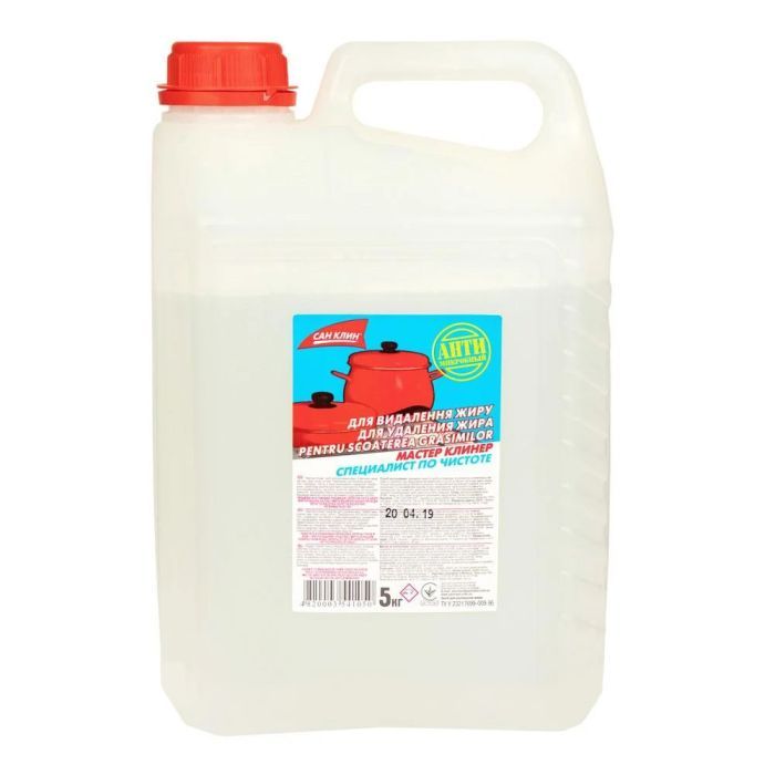 Жидкость для чистки кухни San Clean Мастер Клинер для плит 5 кг (4820003541050)